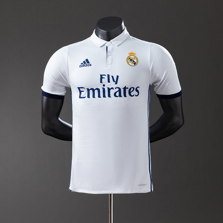 Real Madrid Principal Retrô Versão Jogador Camisa 14/15