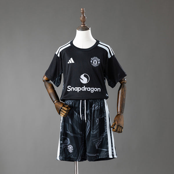 Manchester United ： Goleiro Infantil Kit Camisa 26/27