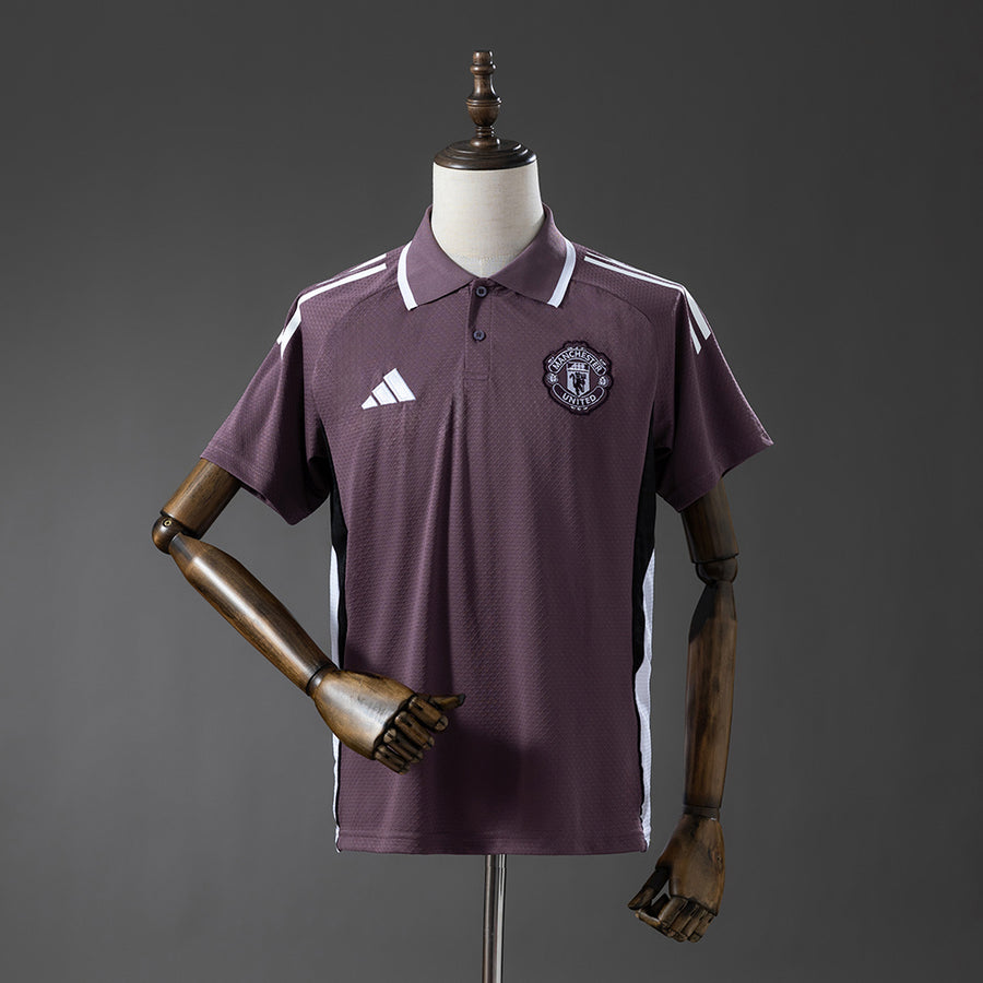 Manchester United - Cinza Roxo Polo 25/26
