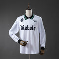 Borussia Monchengladbach Principal Retrô Manga Longa Camisa 95/96