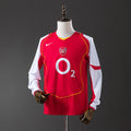 Arsenal Principal Retrô Manga Longa Camisa 04/05