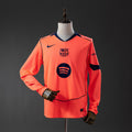 Barcelona Secundária Terceira Manga Longa Camisa 25/26