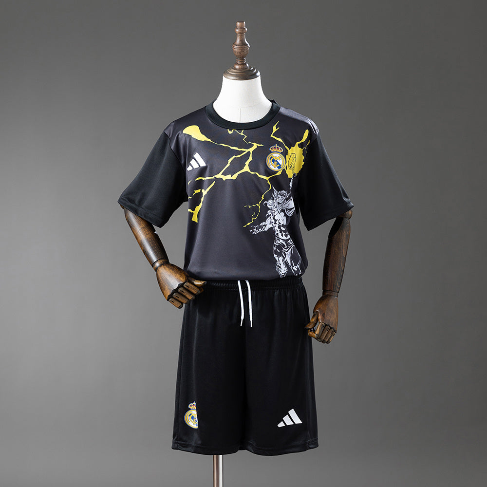 Real Madrid Avengers Infantil Kit Pré-jogo Camisa 25/26