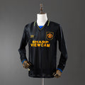 Manchester United Secundária Retrô Manga Longa 1995