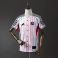 River Plate US Pack Full-Button Baseball Branco Camisa 25/26