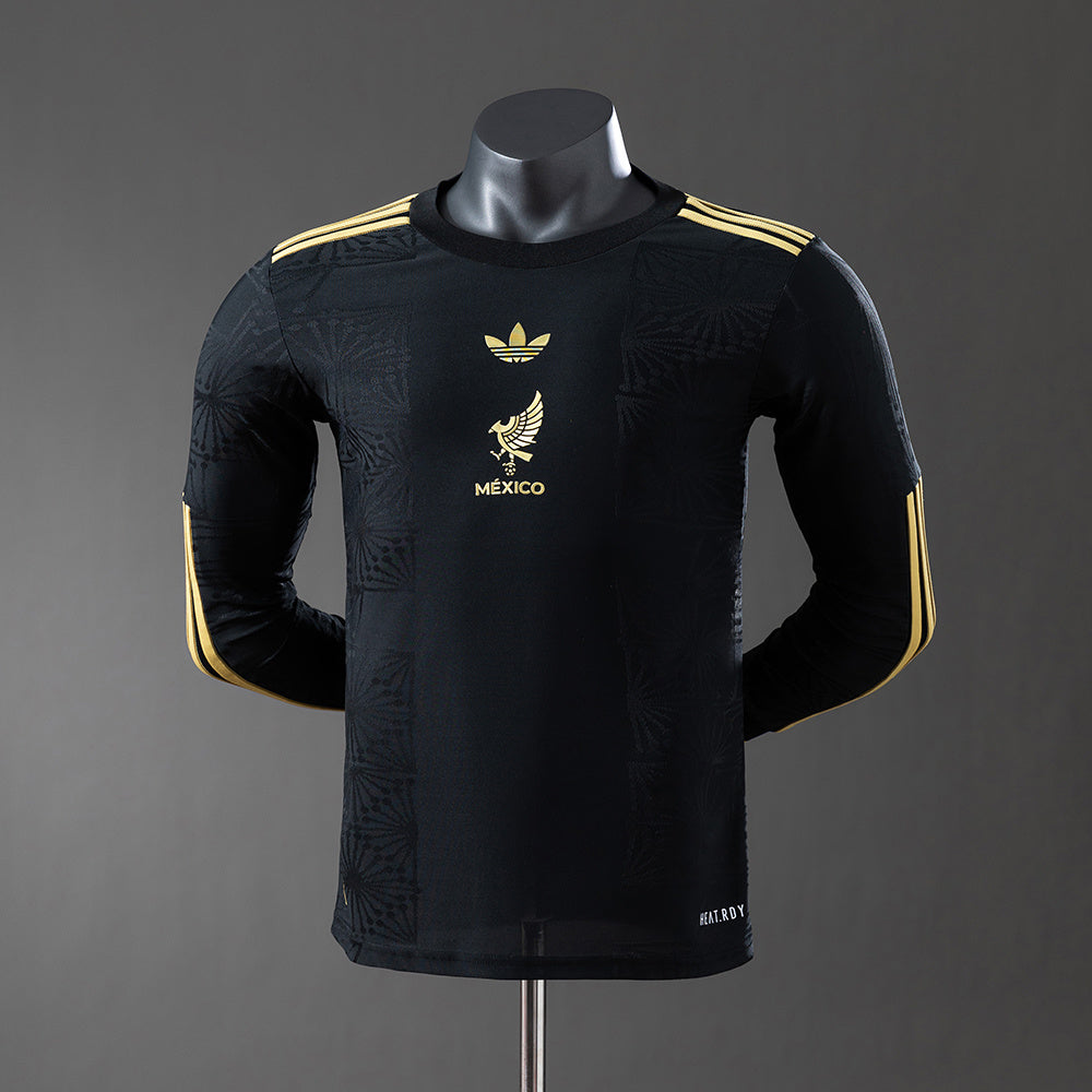 México Manga Longa Versão Jogador Edição Especial Camisa 25/26