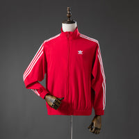 Three stripes Vermelho Corta Vento