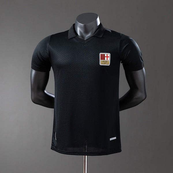 AC Milan 125th Edição - Preto Versão Jogador Aniversário Camisa