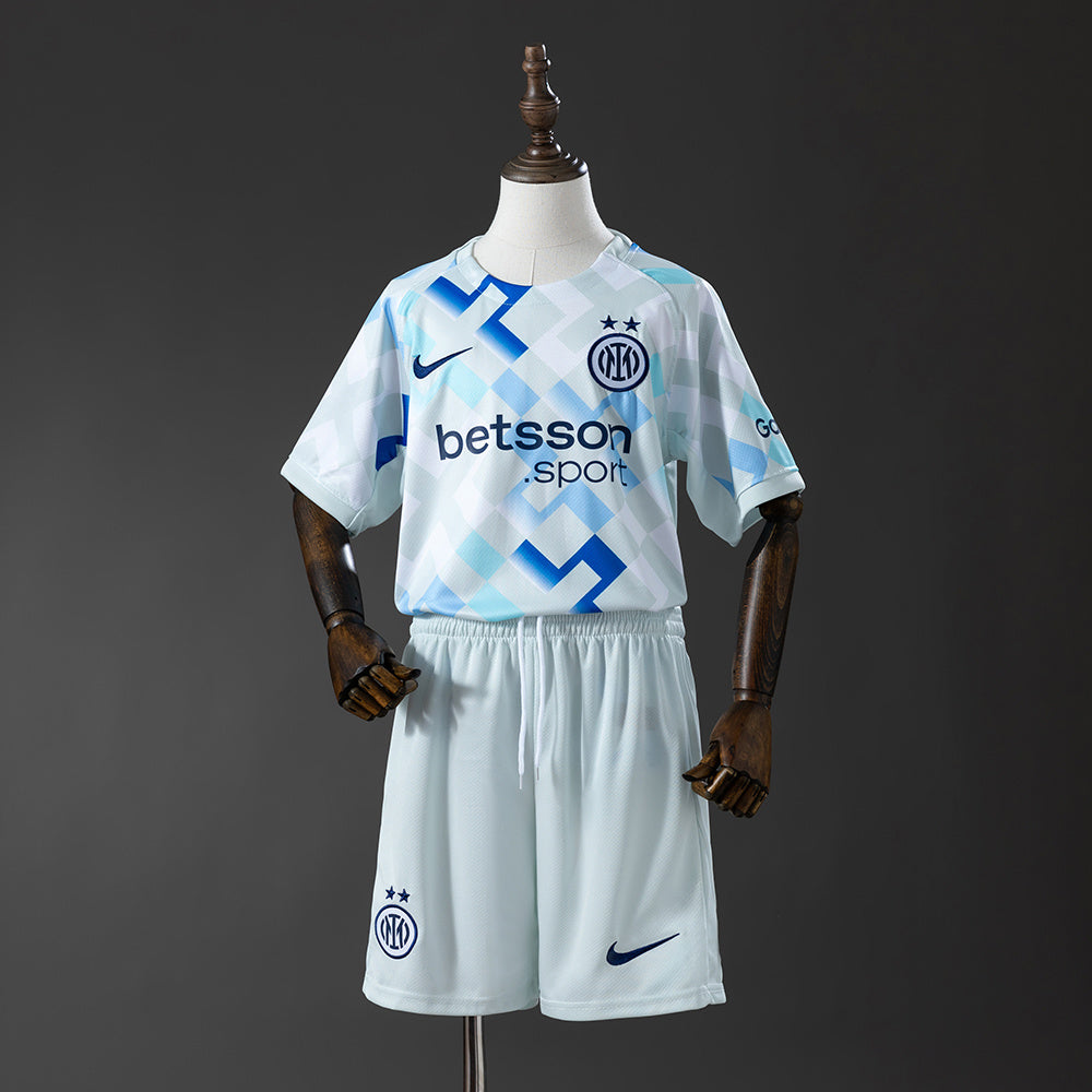 Inter Milan Secundária Infantil Kit Camisa 25/26