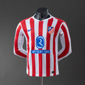 Versão Jogador Atletico Madrid Principal Manga Longa Camisa 25/26