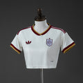 Espanha Crop Top Principal Feminino Camisa 2026