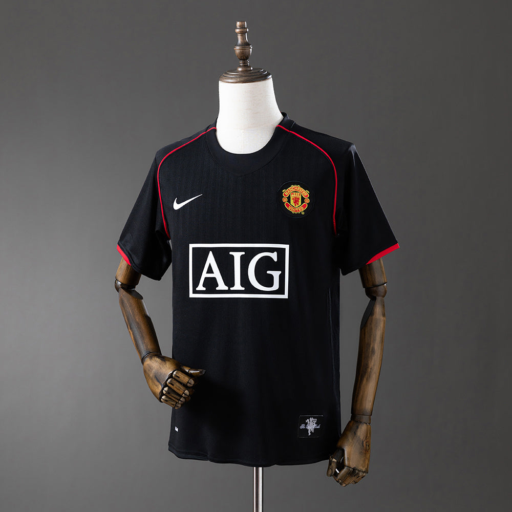 Manchester United Preto Retrô 07/08