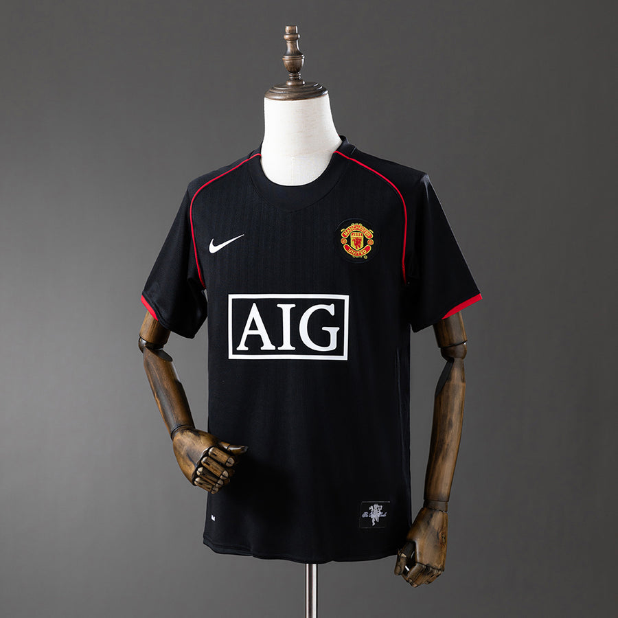 Manchester United Preto Retrô 07/08