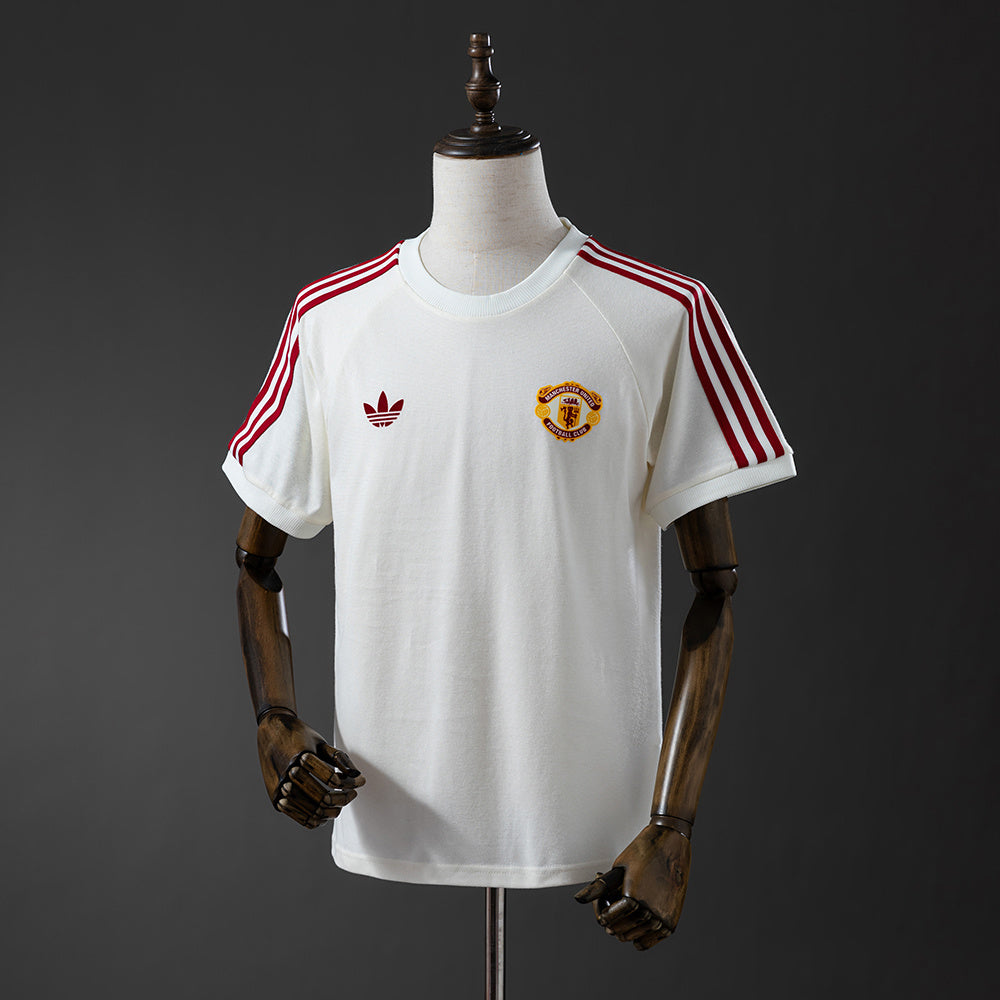 Manchester United 3-stripes Bege Original Camisa