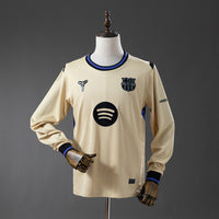 Barcelona Secundária Manga Longa Camisa 25/26