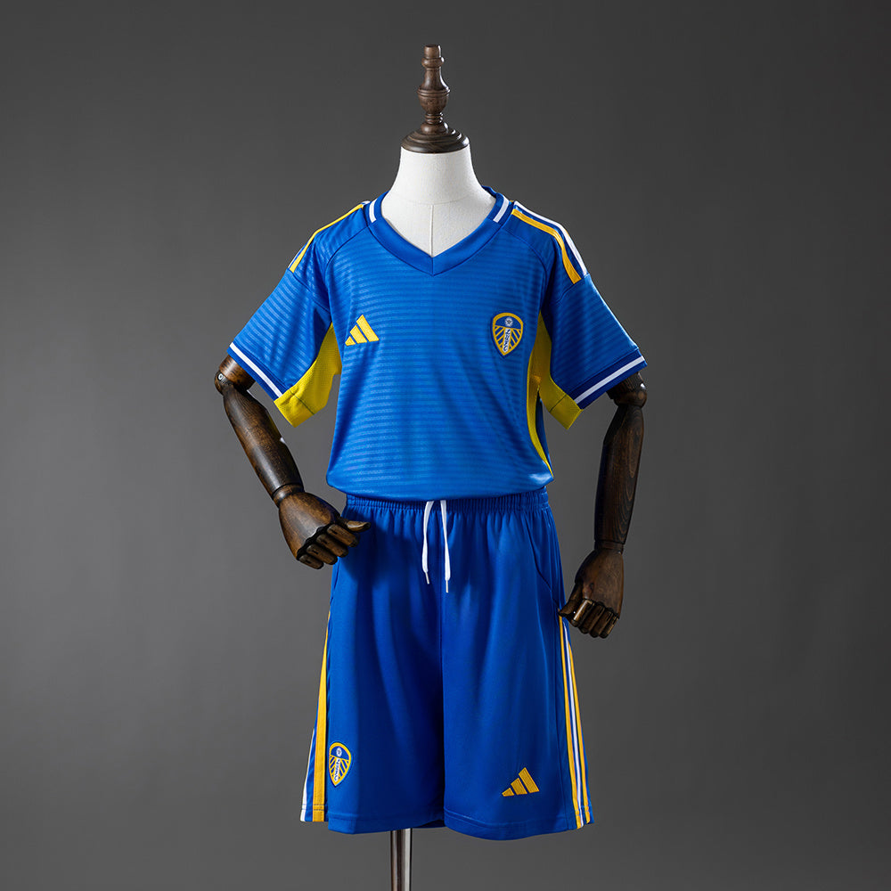 Leeds United Secundária Infantil Kit Camisa 25/26