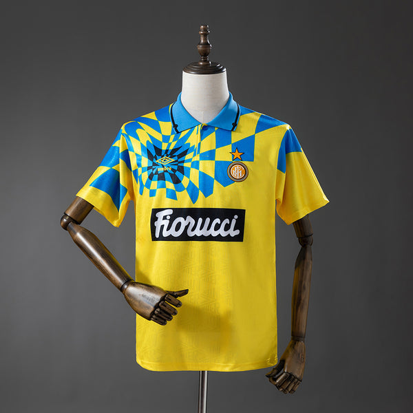 Inter de Milão Secundária Terceira Retrô Camisa 1994