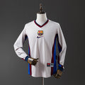 Barcelona Secundária Retrô Manga Longa Camisa 98/99