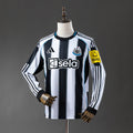 Newcastle United Principal Manga Longa Camisa 25/26