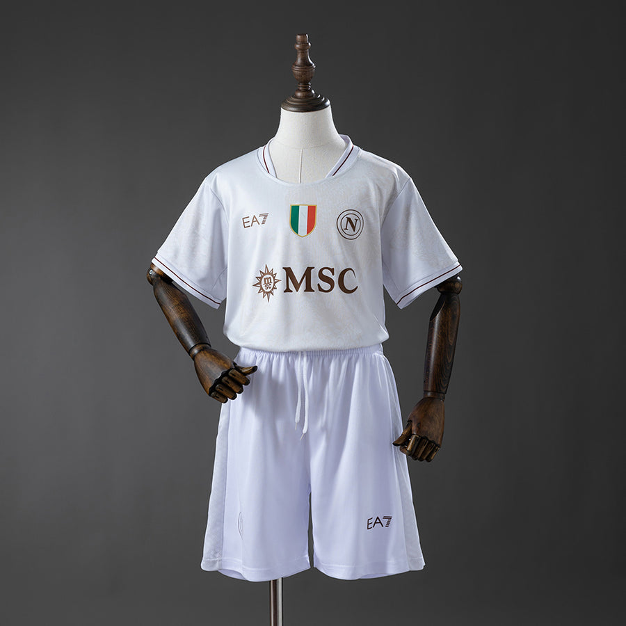 Napoli Secundária Terceira Infantil Kit Camisa 25/26