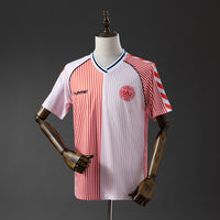 Denmark Secundária Retrô Camisa 1986