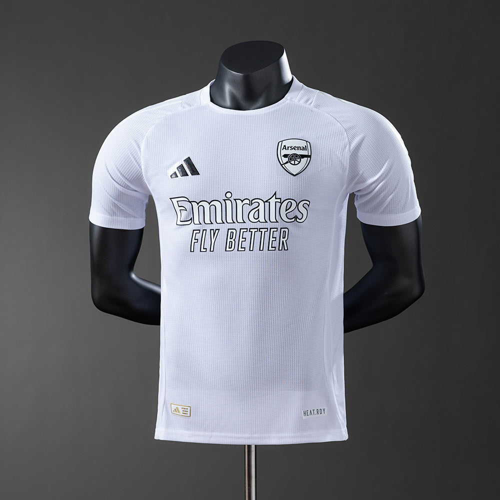 Arsenal Branco Versão Jogador Camisa 25/26