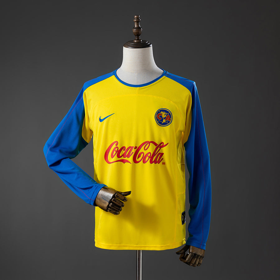America Long-sleeved Principal Retrô Camisa 03/04