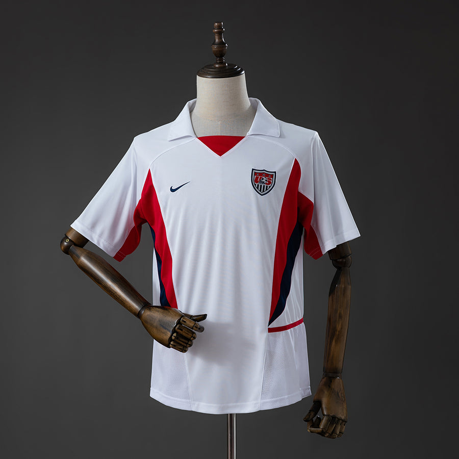 EUA Principal Retrô Camisa 2002