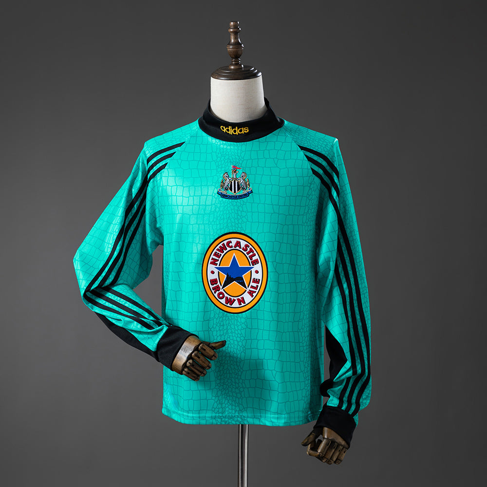 Newcastle United Goleiro Retrô Manga Longa Camisa 97/98