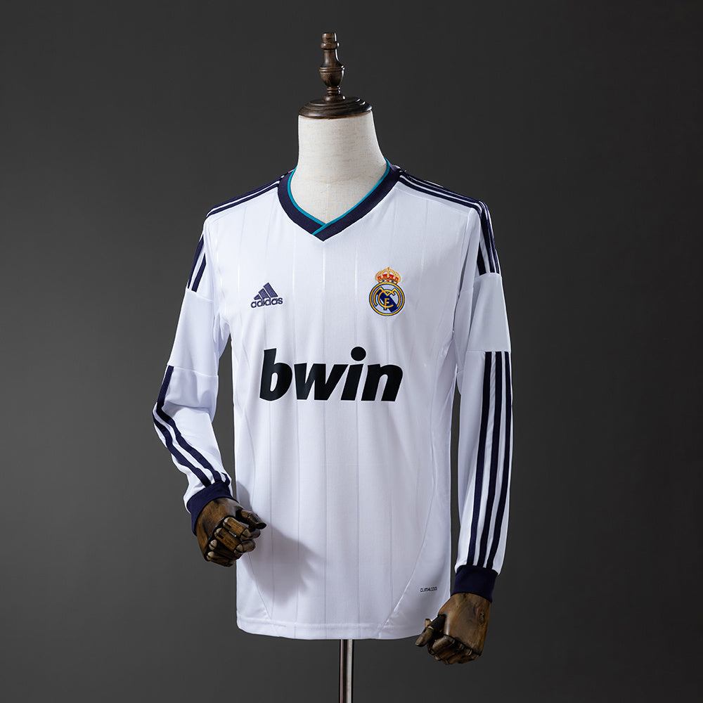 Real Madrid Principal Retrô Manga Longa 12/13