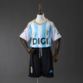 Real Oviedo Secundária Terceira Infantil Kit Camisa 25/26