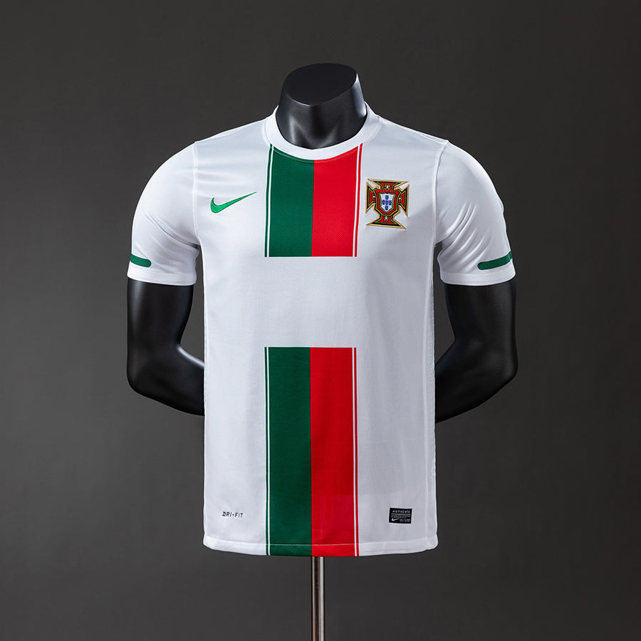 Portugal Secundária Retrô Versão Jogador Camisa 2010