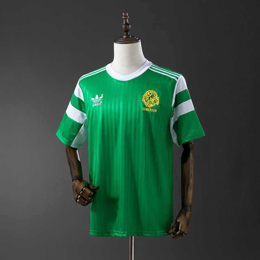 Cameroon Principal Retrô Camisa 1990