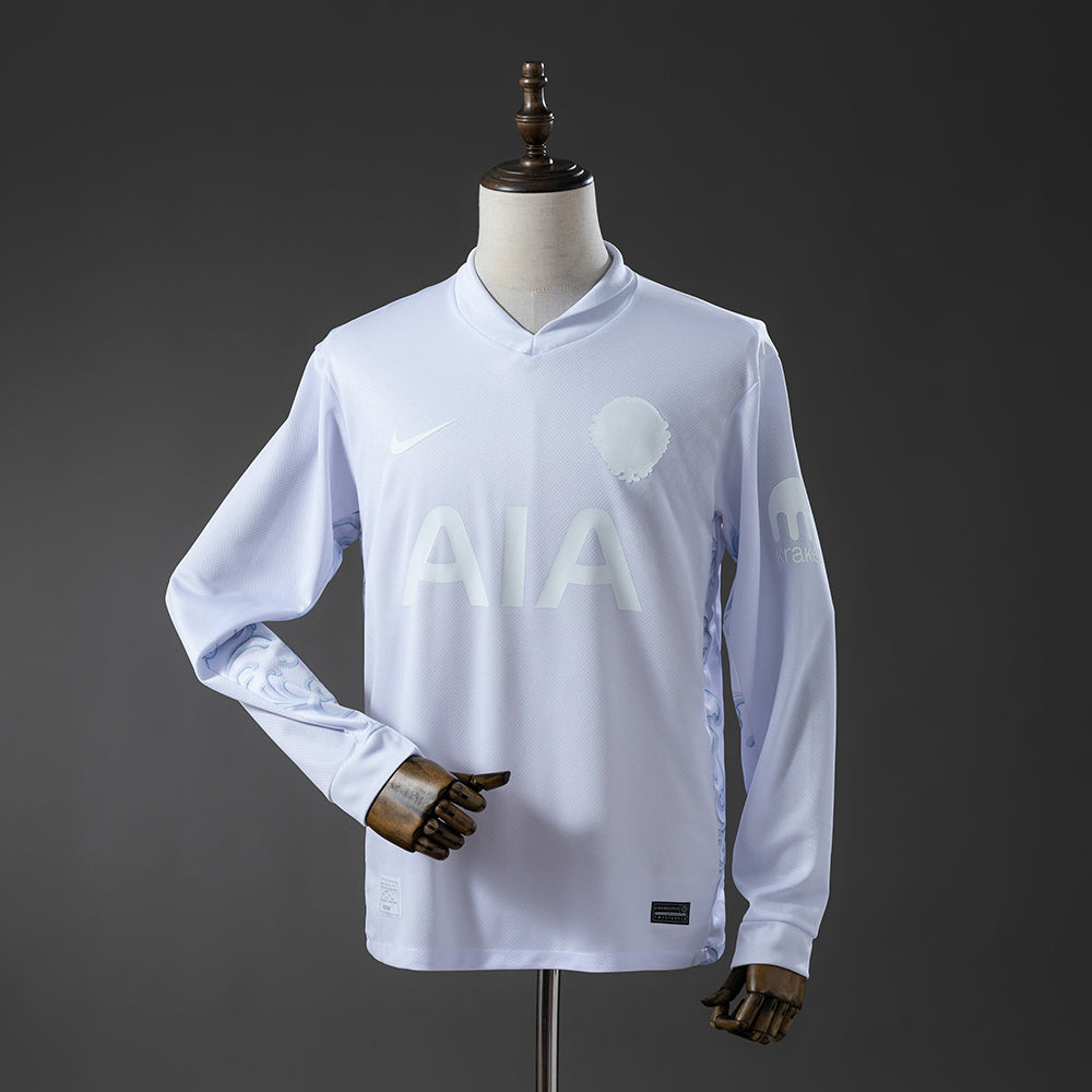 Tottenham Hotspur 125th Manga Longa Branco Aniversário Camisa