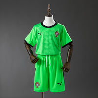 Portugal Verde Fluorescente Infantil Kit Camisa 2028