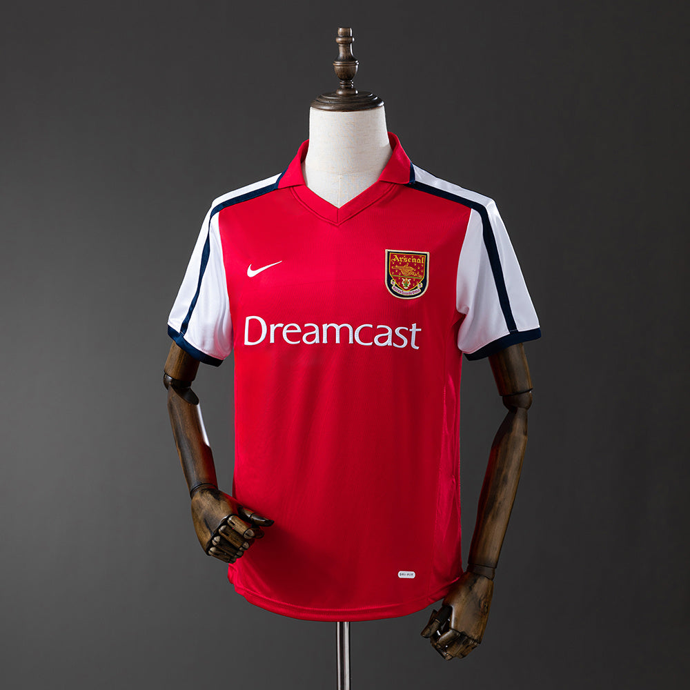 Arsenal Principal Retrô Camisa 01/02