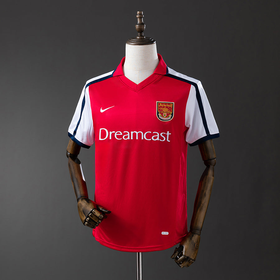 Arsenal Principal Retrô Camisa 01/02
