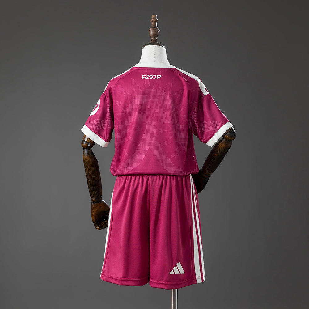 Real Madrid Secundária Terceira Infantil Kit Camisa 26/27