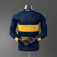 Boca Juniors Principal Manga Longa Versão Jogador Camisa 25/26
