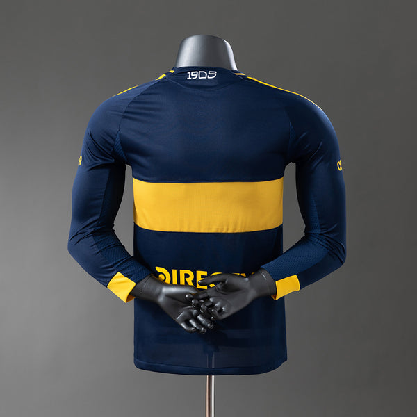 Boca Juniors Principal Manga Longa Versão Jogador Camisa 25/26