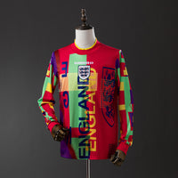Inglaterra Goleiro Retrô Manga Longa Camisa 1996