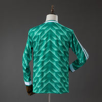 Alemanha Secundária Retrô Manga Longa Camisa 90/91
