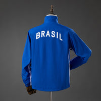 Brasil Track Corta Vento Jaqueta Retrô 1998