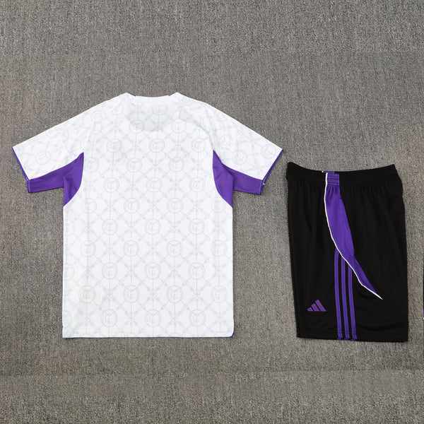 Conjunto Social Real Madrid Treino Manga Curta 25/26