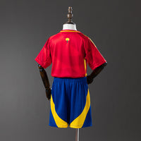 Espanha Full Principal Infantil Kit Camisa 2028