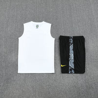 Conjunto Regata novas de com brasileiro Colete Treino 25/26