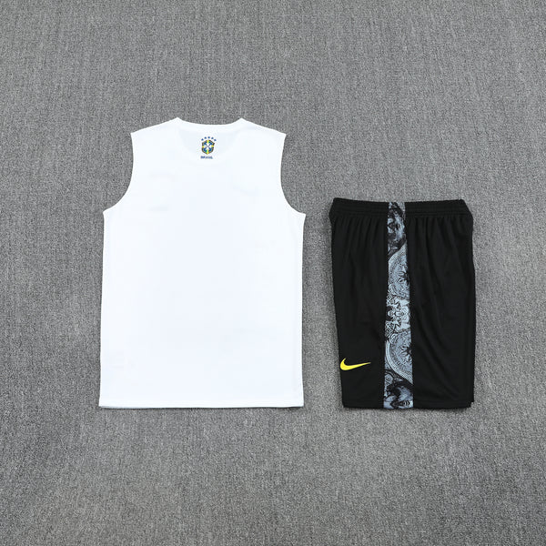Conjunto Regata novas de com brasileiro Colete Treino 25/26