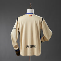 Barcelona Secundária Manga Longa Camisa 25/26