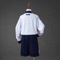 Inglaterra Long-Sleeved Principal Infantil Kit Retrô Camisa 2028