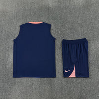 Conjunto Regata 26Barcelona.Laranja e azul safira